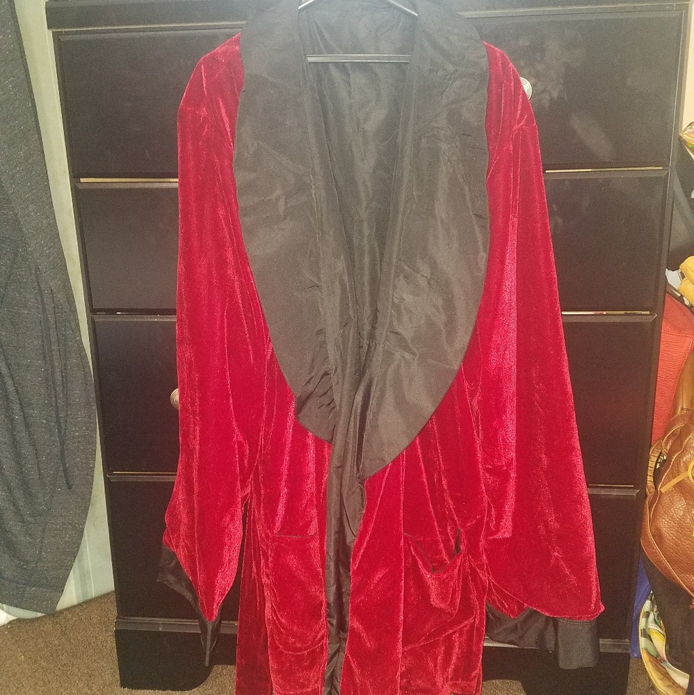 Hugh Hefner Playboy robe and sailor hat!!